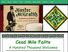 Tablet Screenshot of mastermcgraths.com